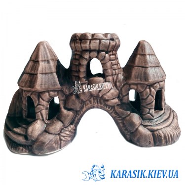 Украшение для аквариума Аквариумная Керамика - Замок 1439