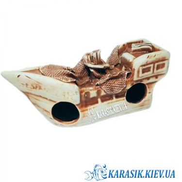 Затонувший корабль в Аквариум