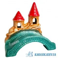 Акваріумна Кераміка - Замок з Містом 792