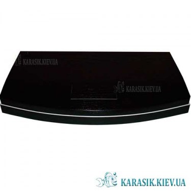 Аквариумная крышка овал с LED светом (Черная) 