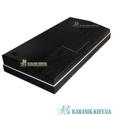 Аквариум с Крышкой A-25 LED прямой 40*20*34 (Черный) | Karasik.Kiev.ua
