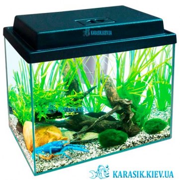 Аквариум с Крышкой LED 15 л. Прямой 30*20*25