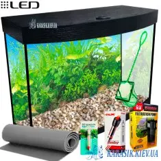 Аквариумный Комплект LED SMOB-50 - 60*30*34 Черный