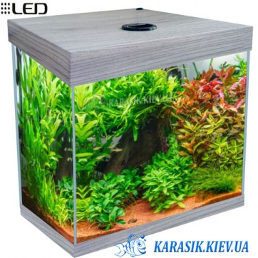 Аквариум КУБ А-27 с Крышкой LED