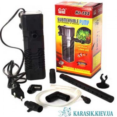 Аквариумный Фильтр Внутренний  SunSun HJ-752 | Karasik.Kiev.ua