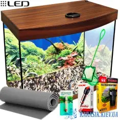 Аквариумный Комплект LED SMOB-30 - 40*25*34 Орех