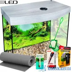 Аквариумный Комплект LED SMOB-40 - 40*25*44 Дуб Серый