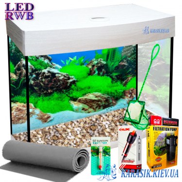 Аквариумный Набор LED RWB  Белый 
