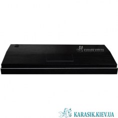 Аквариум с Крышкой A-140 LED прямой 80*35*54 (Черный) | Аквариум 140 литров
