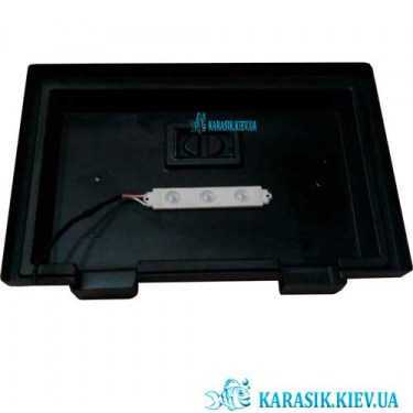 Аквариум с Крышкой LED 15 л. Прямой 30*20*25