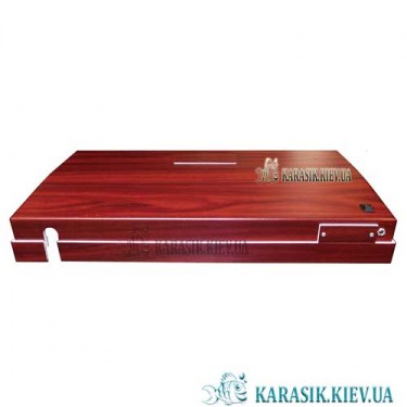 Аквариум с Крышкой A-60 LED прямой 53*28*43 (Красное Дерево) | Аквариум Прямоугольный 60 литров