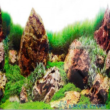 Аквариумный односторонний фон YH002 высота 40 см.