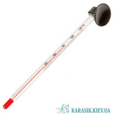 Термометр ZL-158 Стеклянный Тонкий Белый