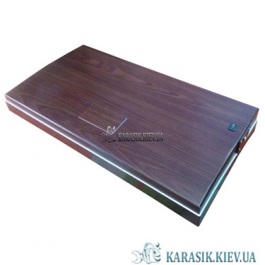 Аквариум с Крышкой A-140 LED прямой 80*35*54 (Венге) | Аквариум на 140 литров