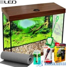 Аквариумный Комплект LED SMAB-50 - 50*30*39 Орех