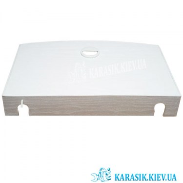 Аквариум O-25 LED  Крышкой Овал Белый