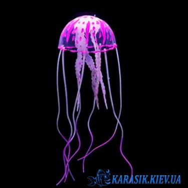 Коралл для Аквариума Силиконовый  RB-486 Фиолетовый