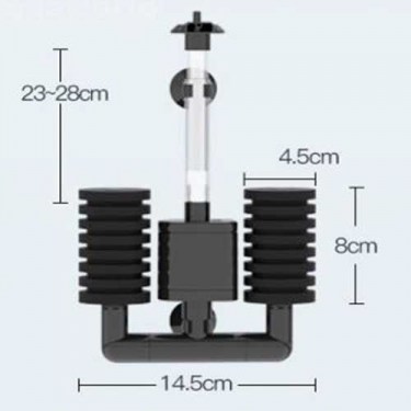 Аэрлифтный Аквариумный Фильтр SunSun JF- 80