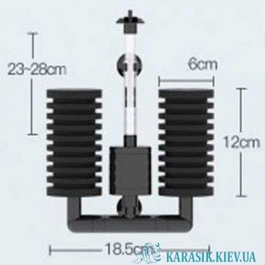 Аэрлифтный Аквариумный Фильтр SunSun JF- 120