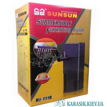 Аквариумный фильтр внутренний Sun-Sun Jialu  HJ-111B 2W 200 л/ч
