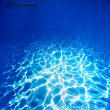 Аквариумный Двухсторонний Фон высота 30 см. синий