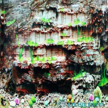 Аквариумный фон - Камни | Karasik Kiev