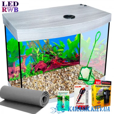 Акваріумний Комплект Дуб Сірий