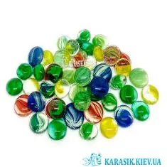 Цветные Cтеклянные Камушки 10 шт.