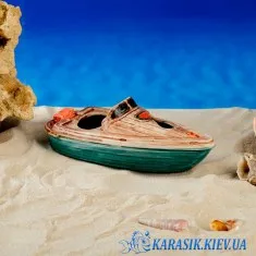 Декор для Акваріума - Човен затонувший - 0927