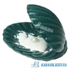 Морська Раковина з Перлиною Зелена