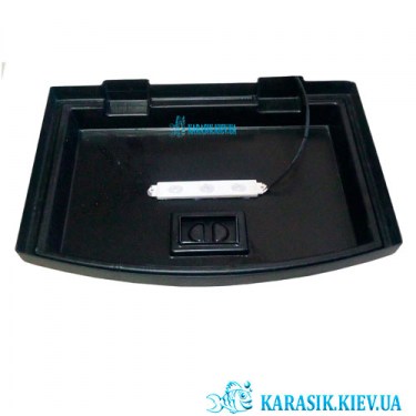 Аквариум с Крышкой LED 16 л. Овал 30*20*25