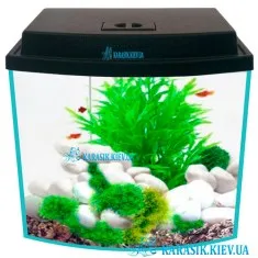 Аквариум с Крышкой LED 15 л. Овал 30*20*25
