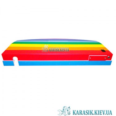 Аквариум с Крышкой О-15 LED овал 35*17*32 (Радуга) | Цветной Аквариум