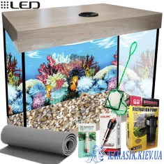Аквариумный Комплект LED SMAB Дуб Санта