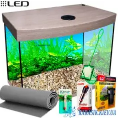 Аквариумный Комплект LED SMOB-80 - 60*30*49 Дуб Санта