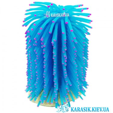 Коралл для Аквариума Силиконовый  RB-487 Синий