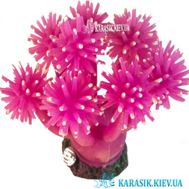 Коралл для Аквариума Силиконовый  GR-788 Фиолетовый