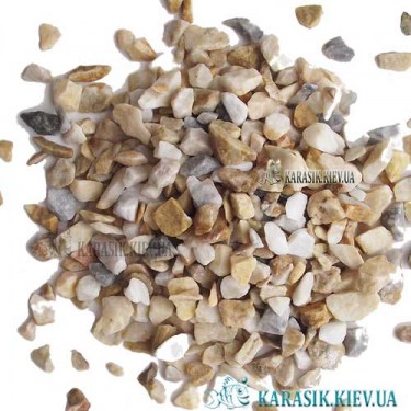 Грунт для Аквариума  1 кг. Мрамор 5-10