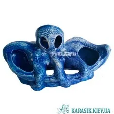 Декор для Аквариума - Восьминог на Корабле