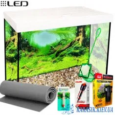 Аквариумный Комплект LED SMAB-60 - 50*30*44 Белый