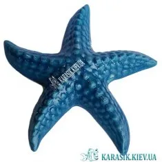 Декор для Аквариума - Морская Звезда Синяя
