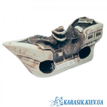 Затонувший корабль в Аквариум