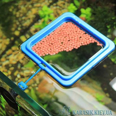 Кормушка для Рыбок - Квадратная | Аквариумная Кормушка