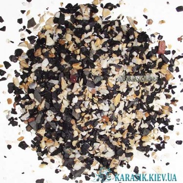 Грунт для Аквариума  1 кг. Мрамор + Базальт 2,5-5