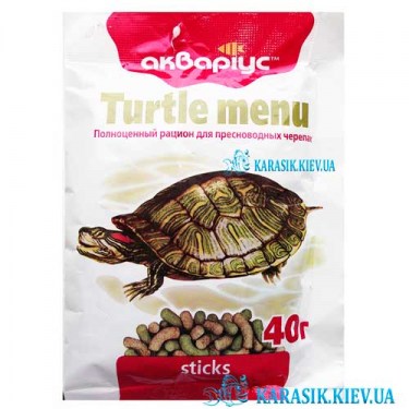 Корм для Черепах Меню  (Палочки) 